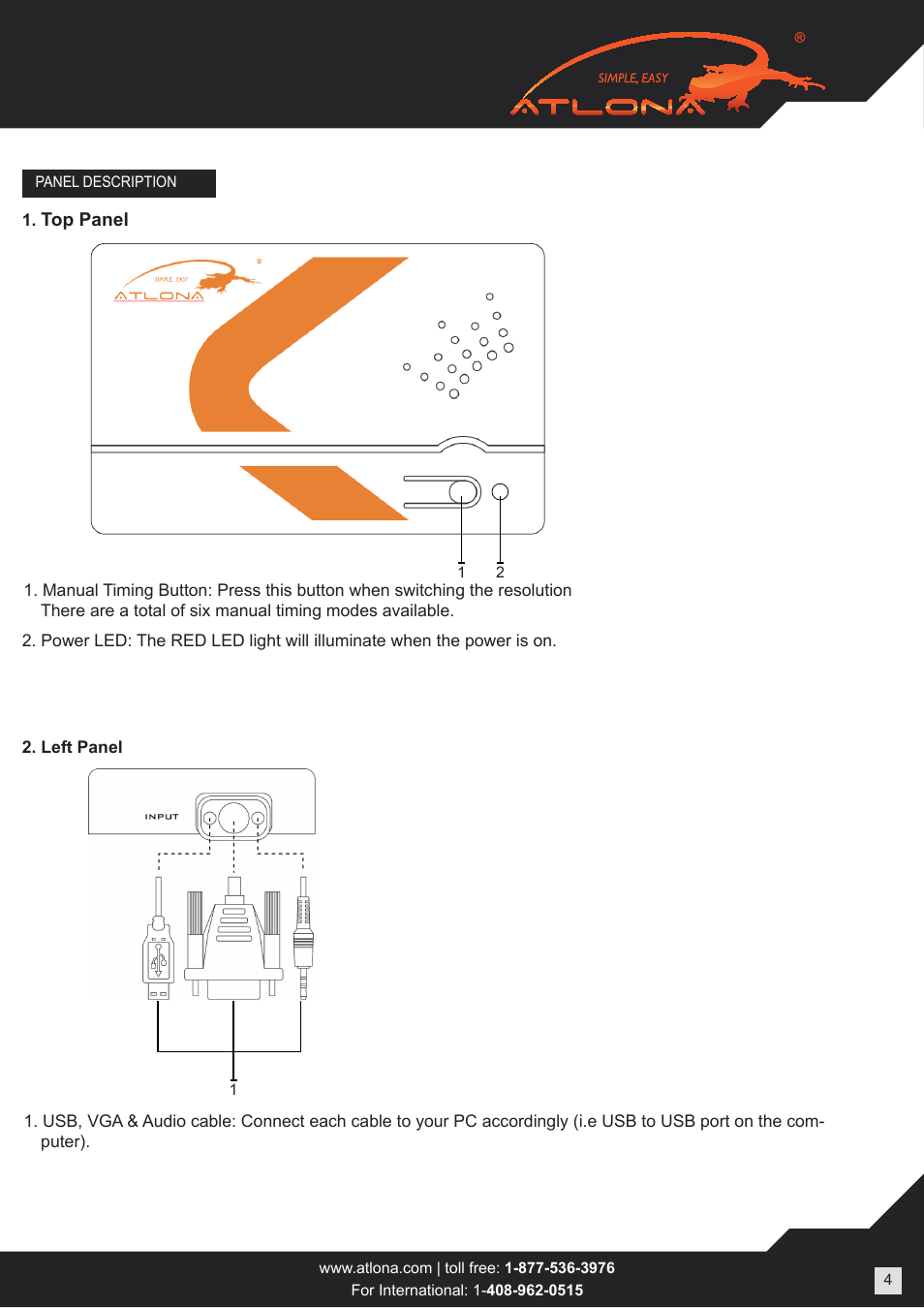 Atlona AT HDView User Manual | Page 4 / 11