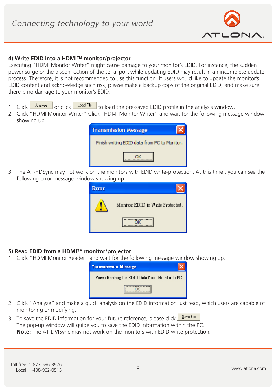Atlona AT HDSync User Manual | Page 9 / 12
