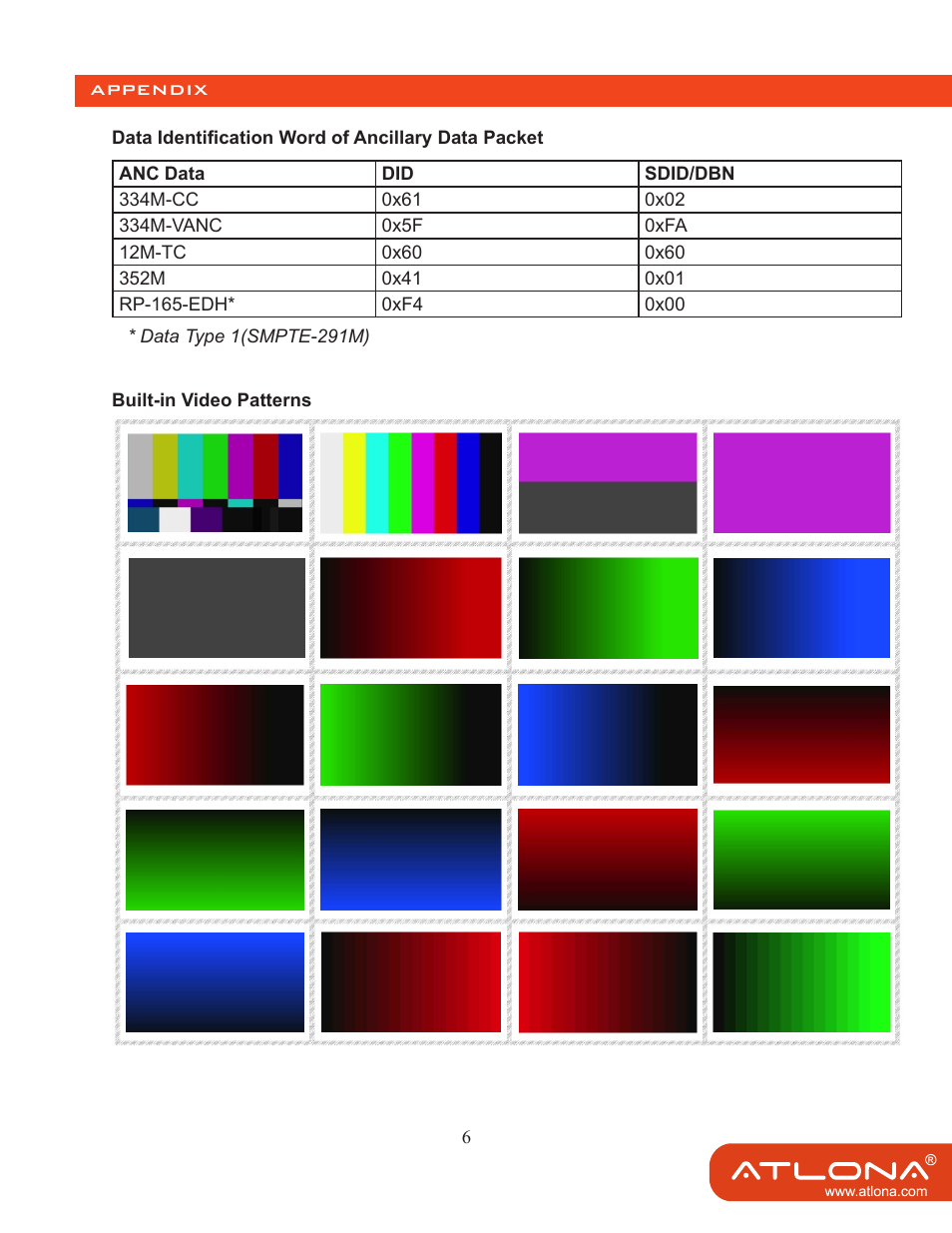 Atlona AT HDSDI500 User Manual | Page 8 / 12