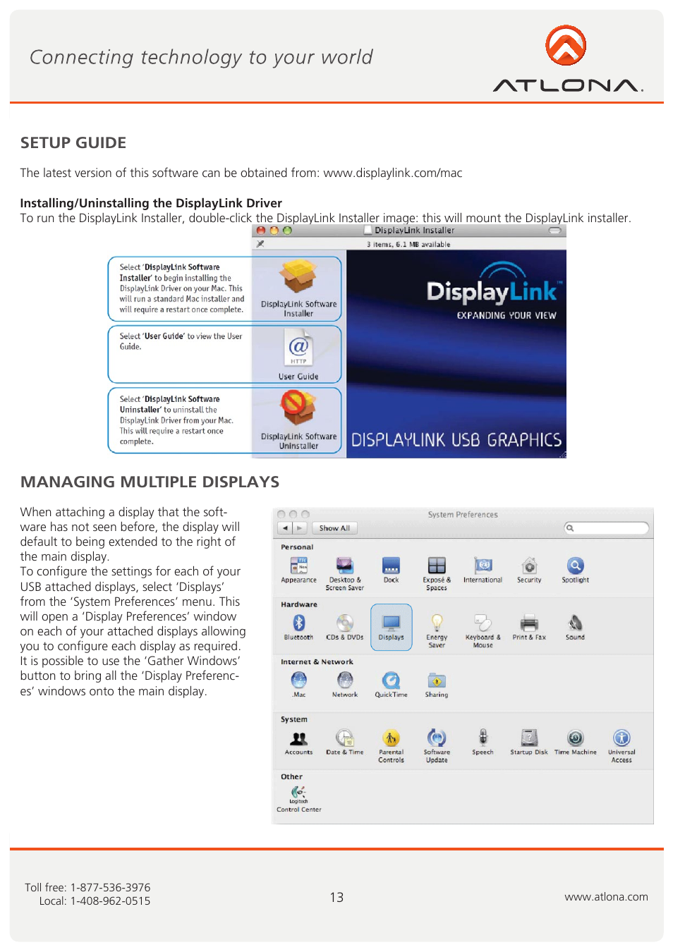 Setup guide managing multiple displays | Atlona AT HDPiX2 User Manual | Page 14 / 21