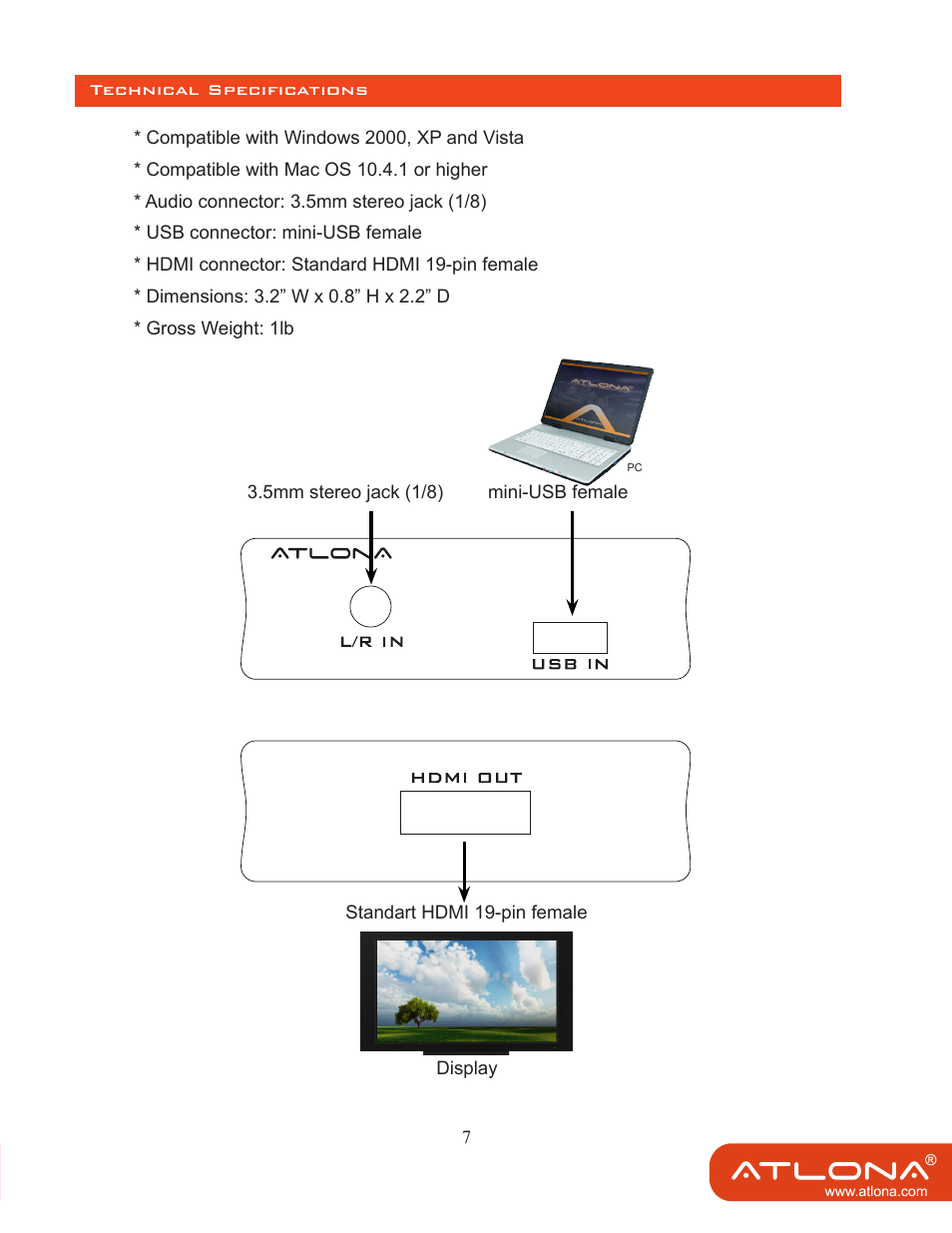 Atlona AT HDPIX User Manual | Page 9 / 13