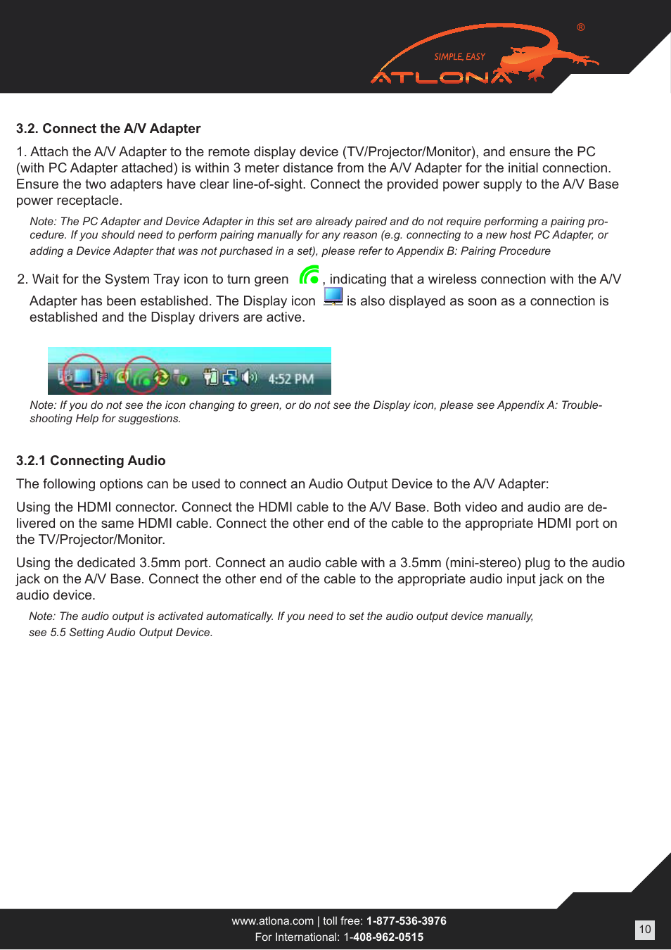 Atlona AT HDAIR User Manual | Page 10 / 37