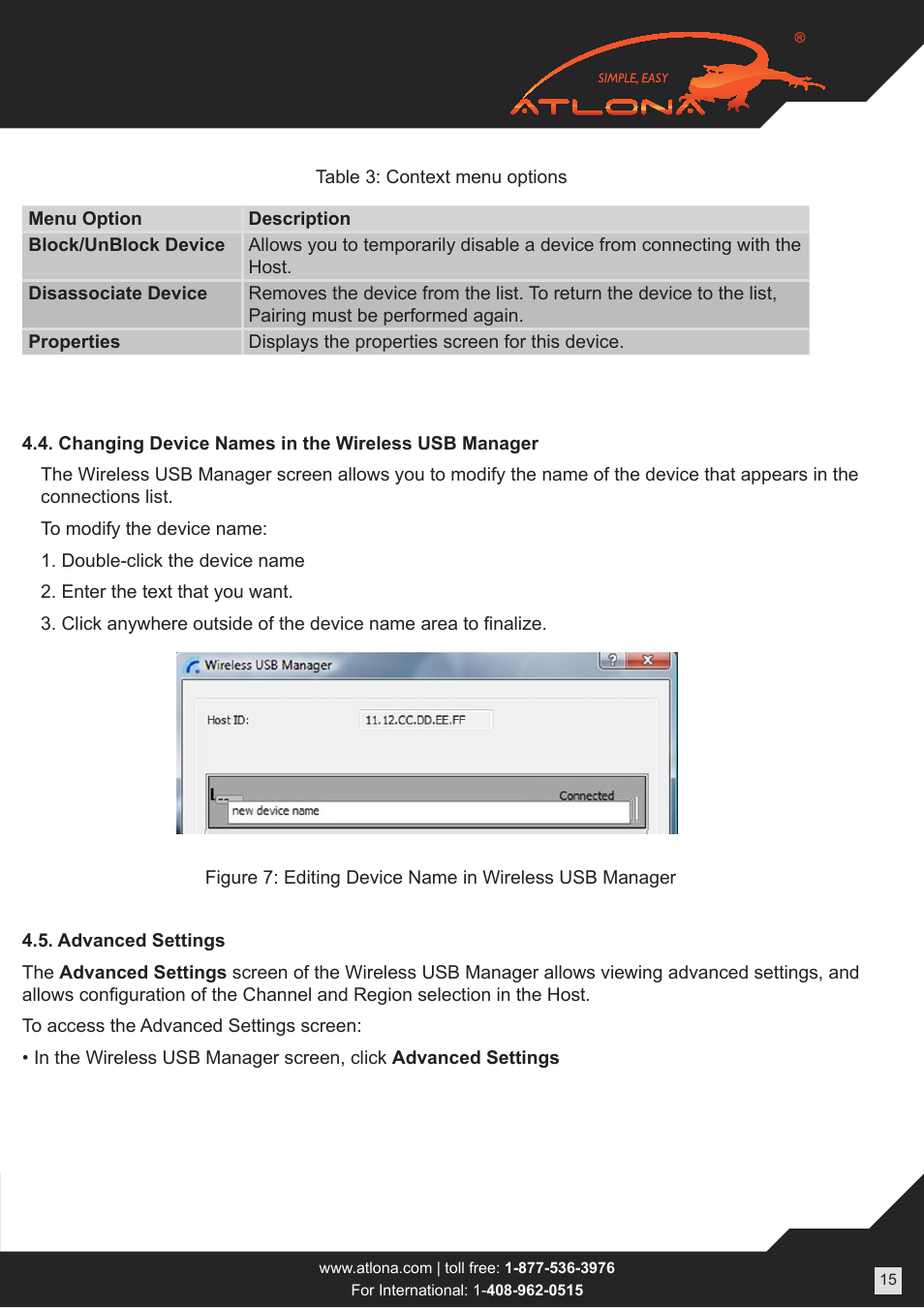 Atlona AT HDAIR User Manual | Page 15 / 37