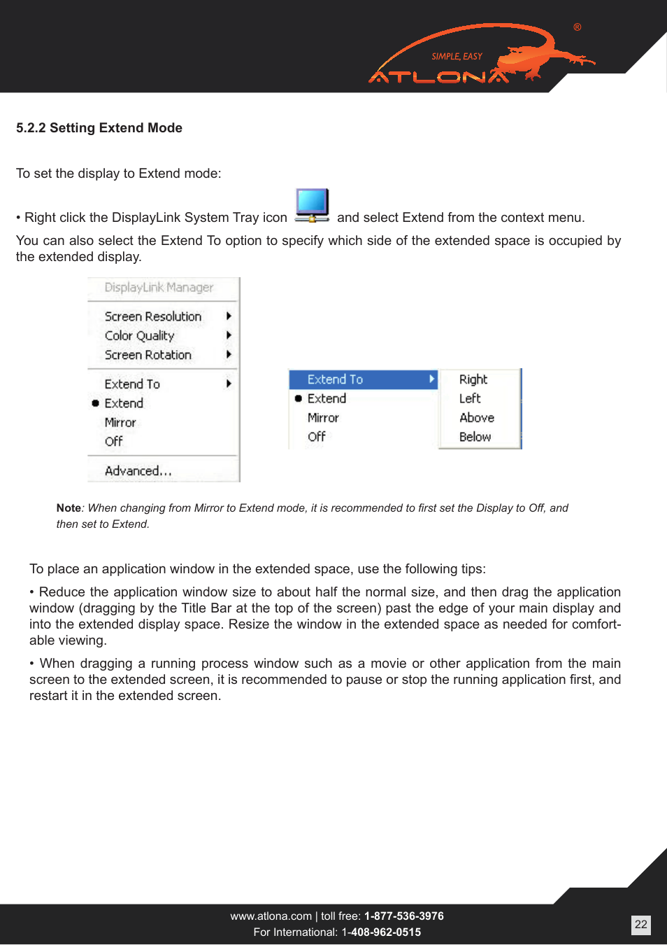Atlona AT HDAIR User Manual | Page 22 / 37