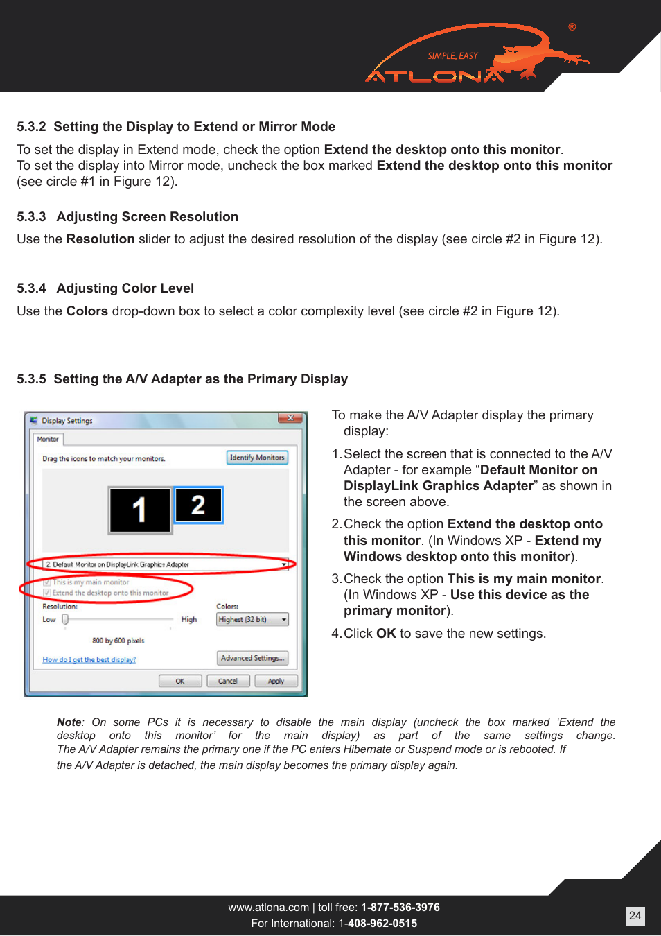 Atlona AT HDAIR User Manual | Page 24 / 37