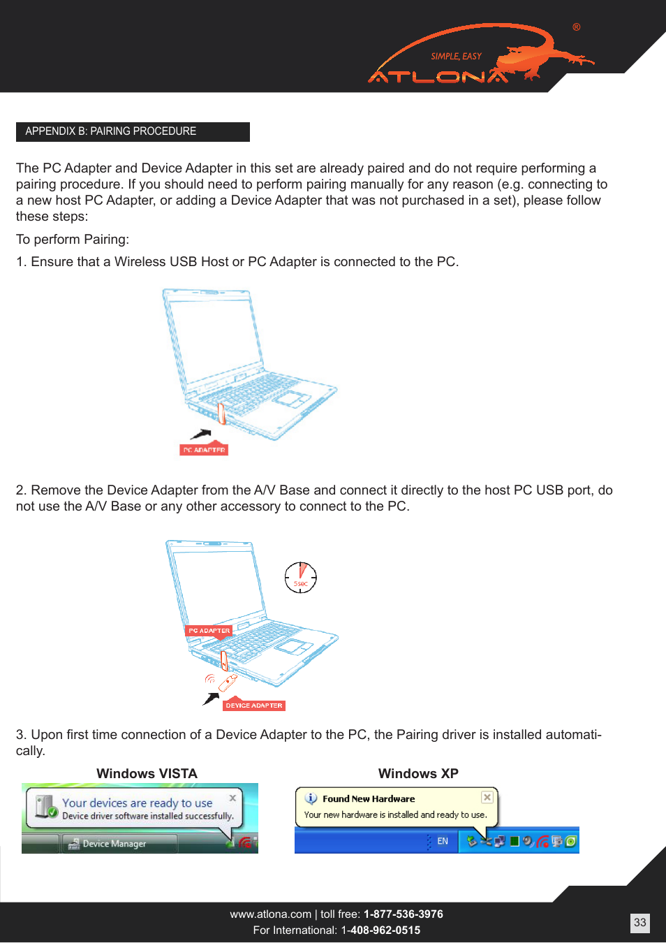 Atlona AT HDAIR User Manual | Page 33 / 37