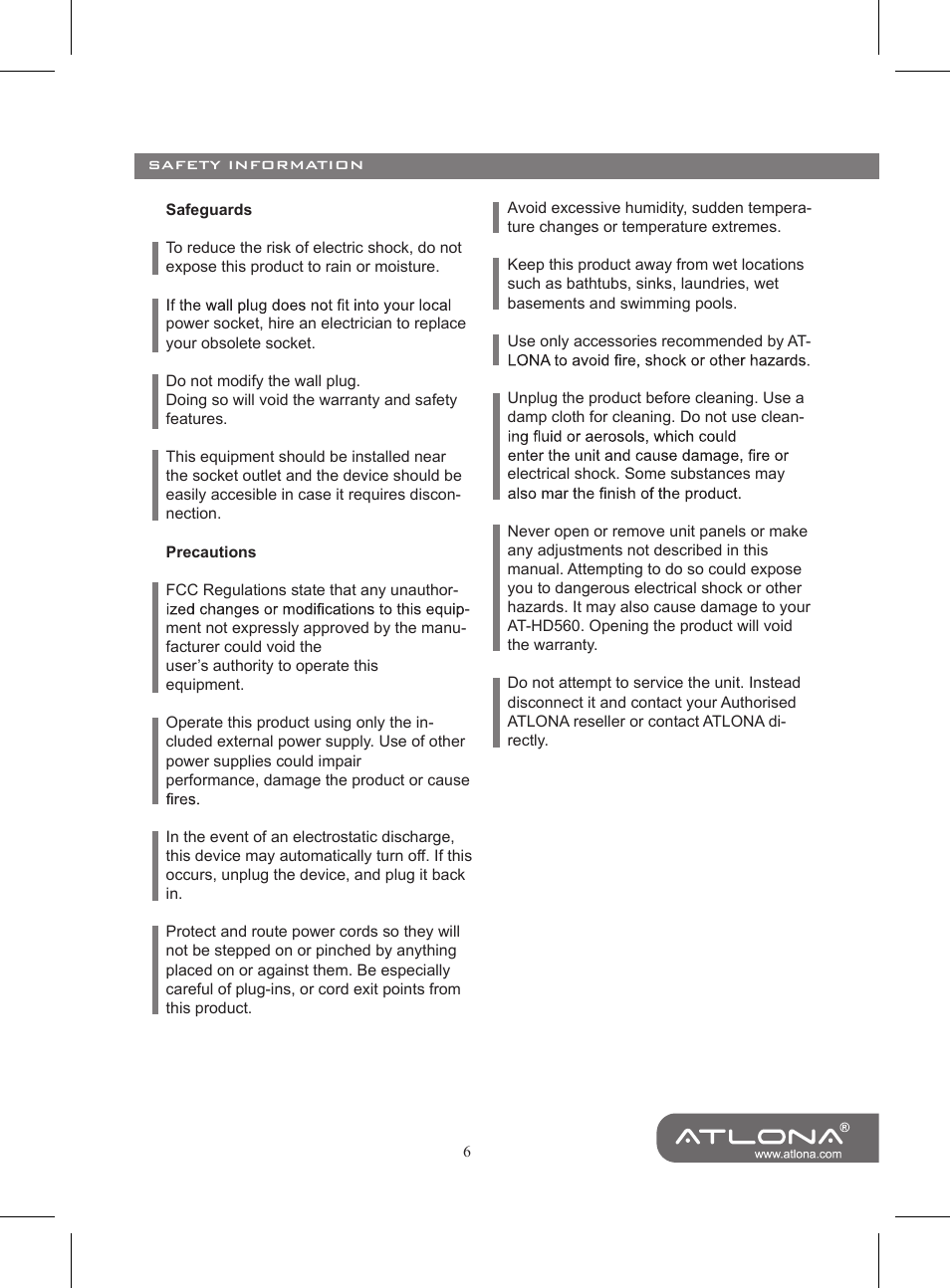 Atlona AT HD560 User Manual | Page 8 / 12