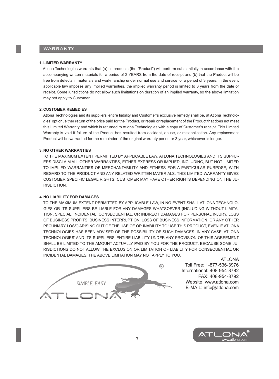 Atlona AT HD560 User Manual | Page 9 / 12