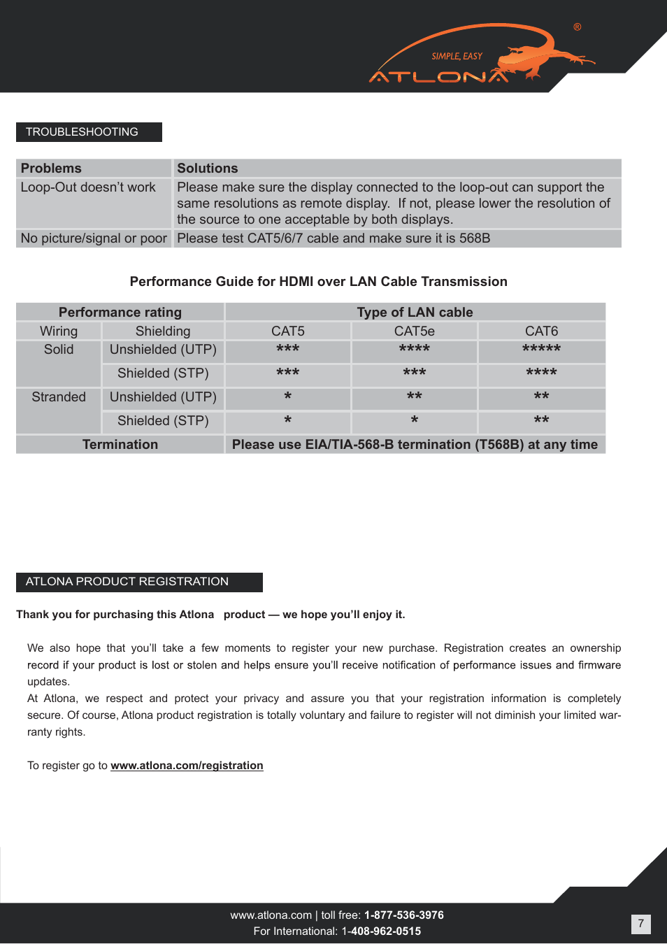 Atlona AT HD4-100SR V5 User Manual | Page 7 / 9