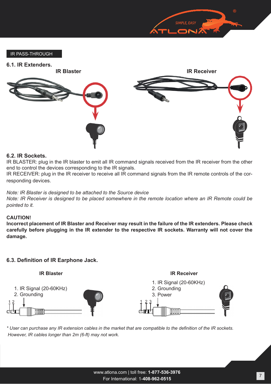 Atlona AT HD4 V40SRS User Manual | Page 7 / 14