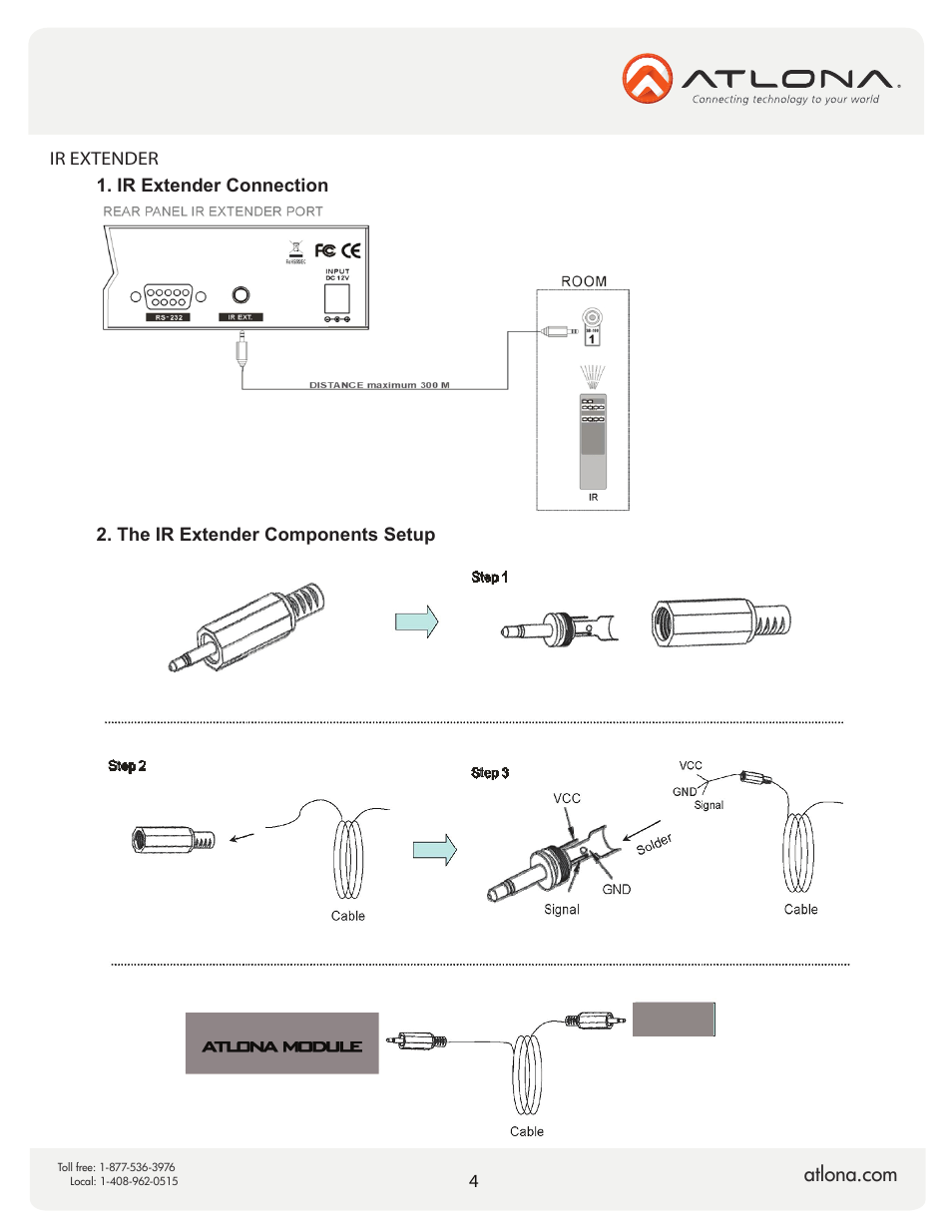 Atlona AT HD V24M V2 User Manual | Page 6 / 11