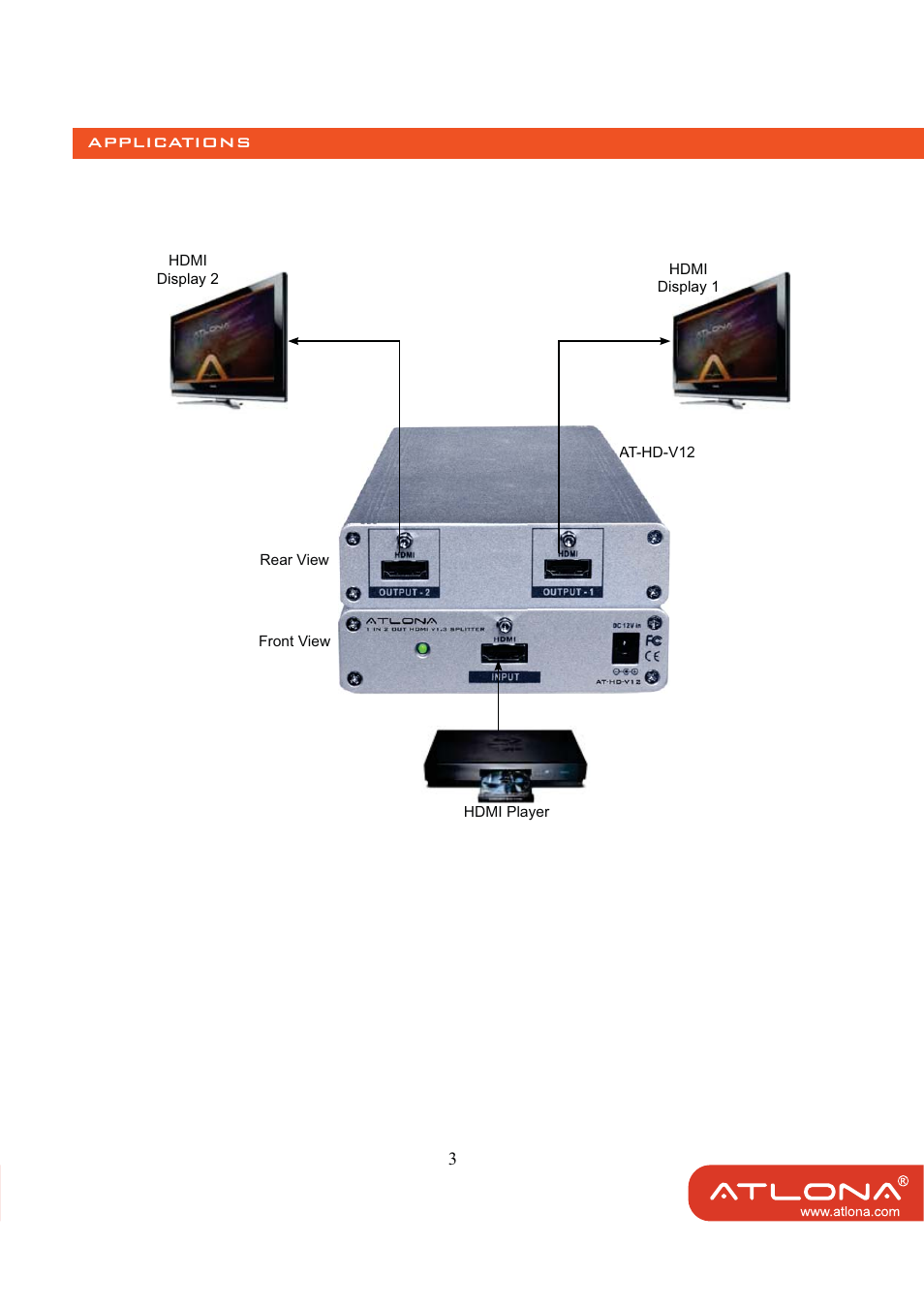 Atlona AT HD V12 User Manual | Page 5 / 9