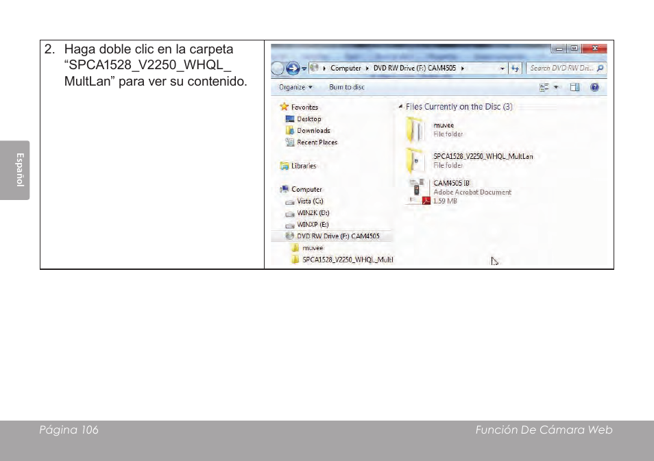 COBY SNAPP CAM3005 User Manual | Page 106 / 180