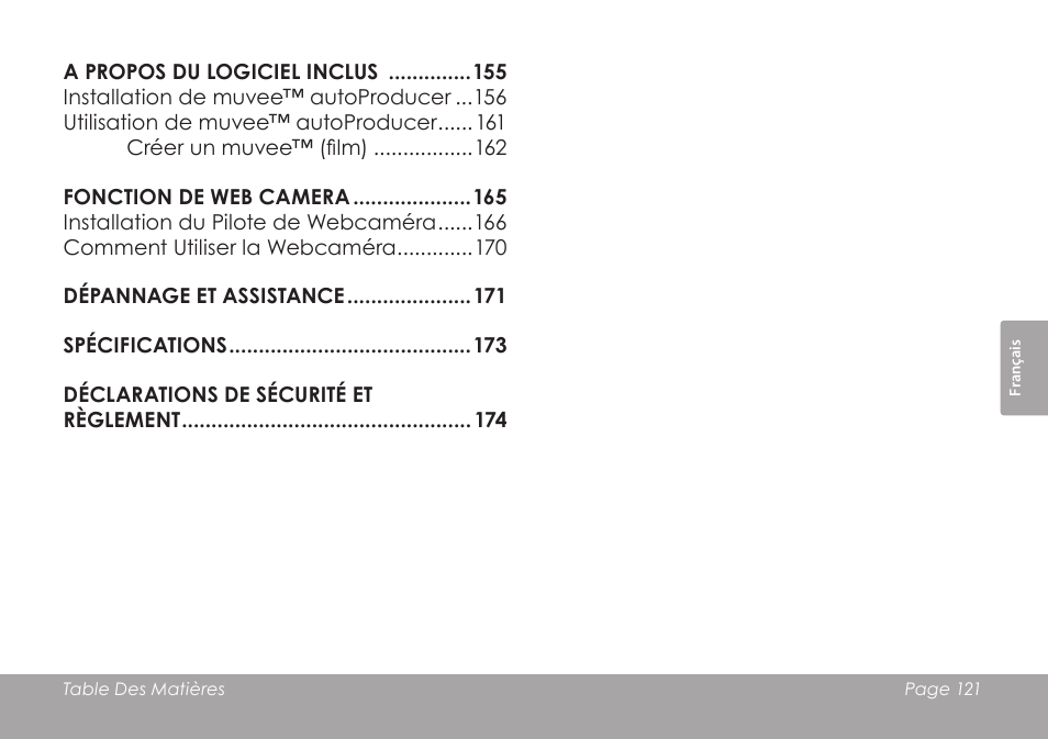 COBY SNAPP CAM3005 User Manual | Page 121 / 180