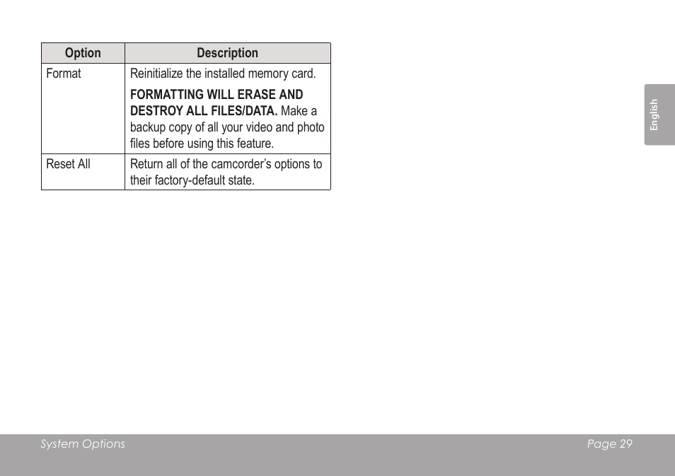 COBY SNAPP CAM3005 User Manual | Page 29 / 180