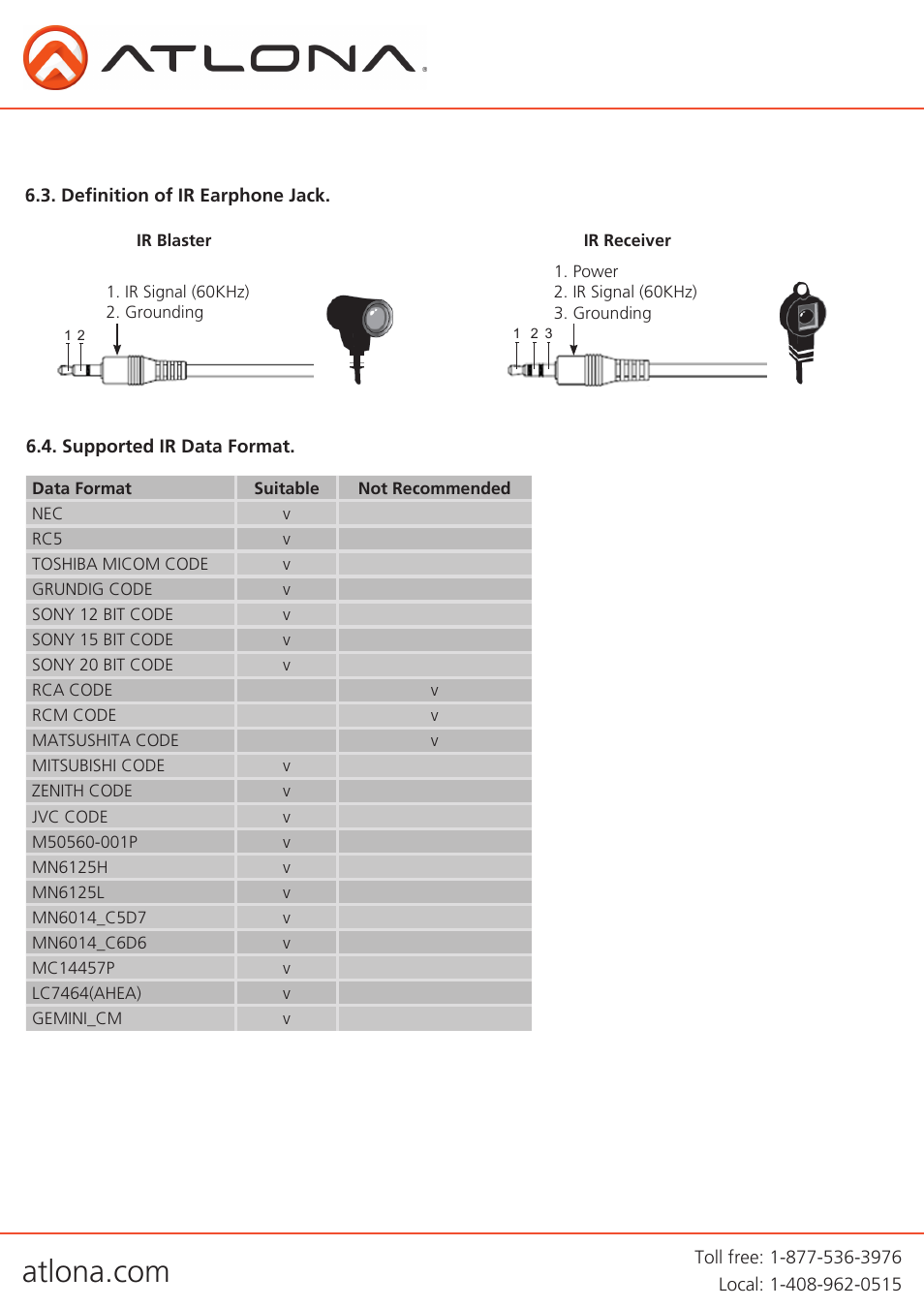 Atlona AT HD RG100SR User Manual | Page 7 / 11