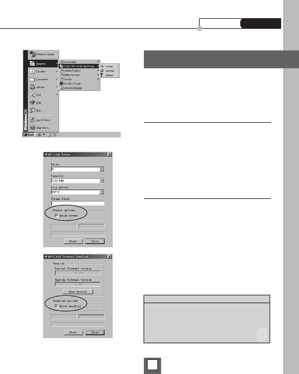 Appendix c, Appendix | COBY MP-C440 User Manual | Page 19 / 23