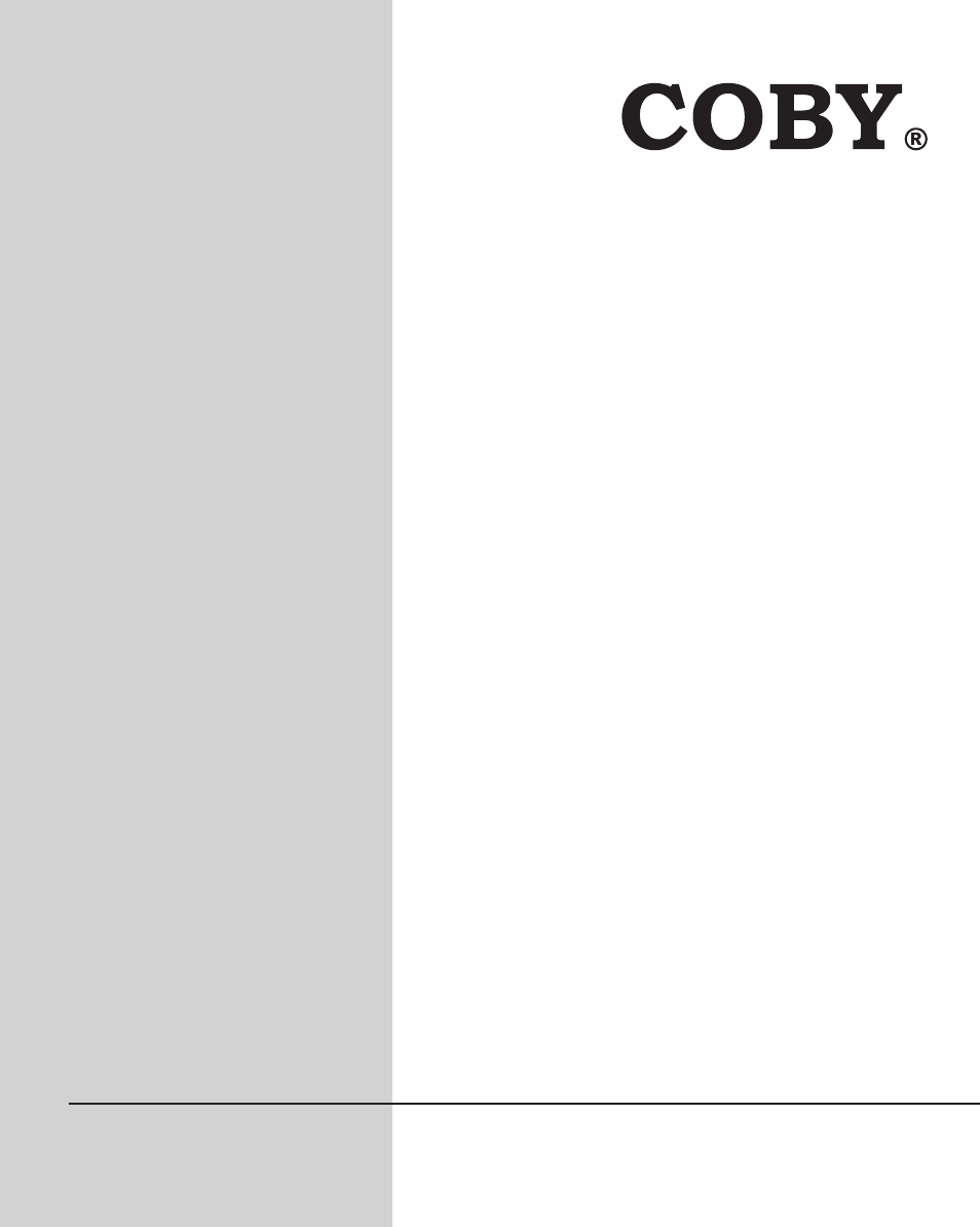 COBY MP-C440 User Manual | Page 23 / 23