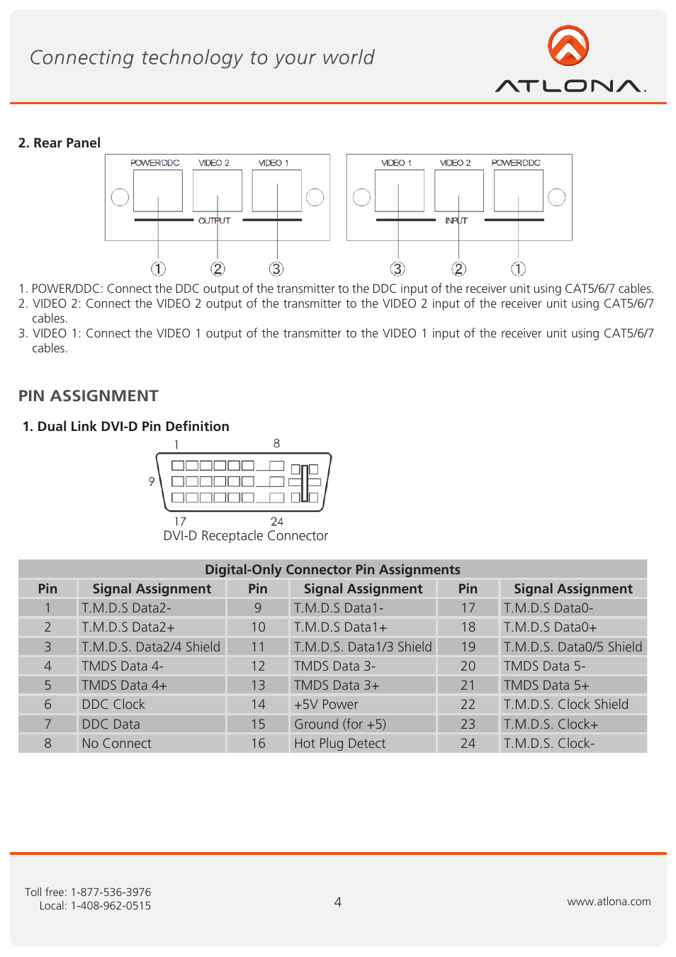 Atlona AT DVID30SR User Manual | Page 5 / 9