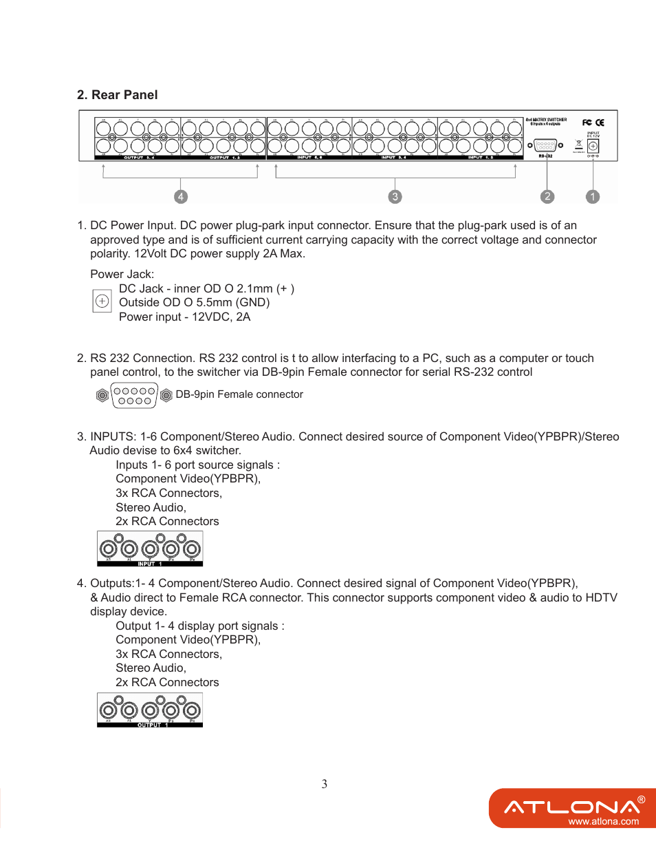 Atlona AT COMP 64M User Manual | Page 5 / 13