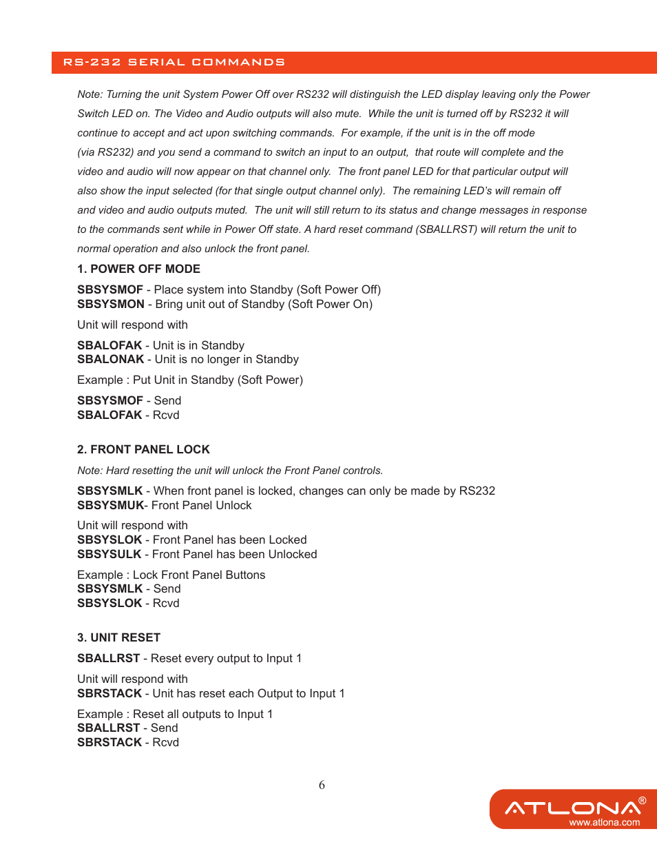 Atlona AT COMP 64M User Manual | Page 8 / 13