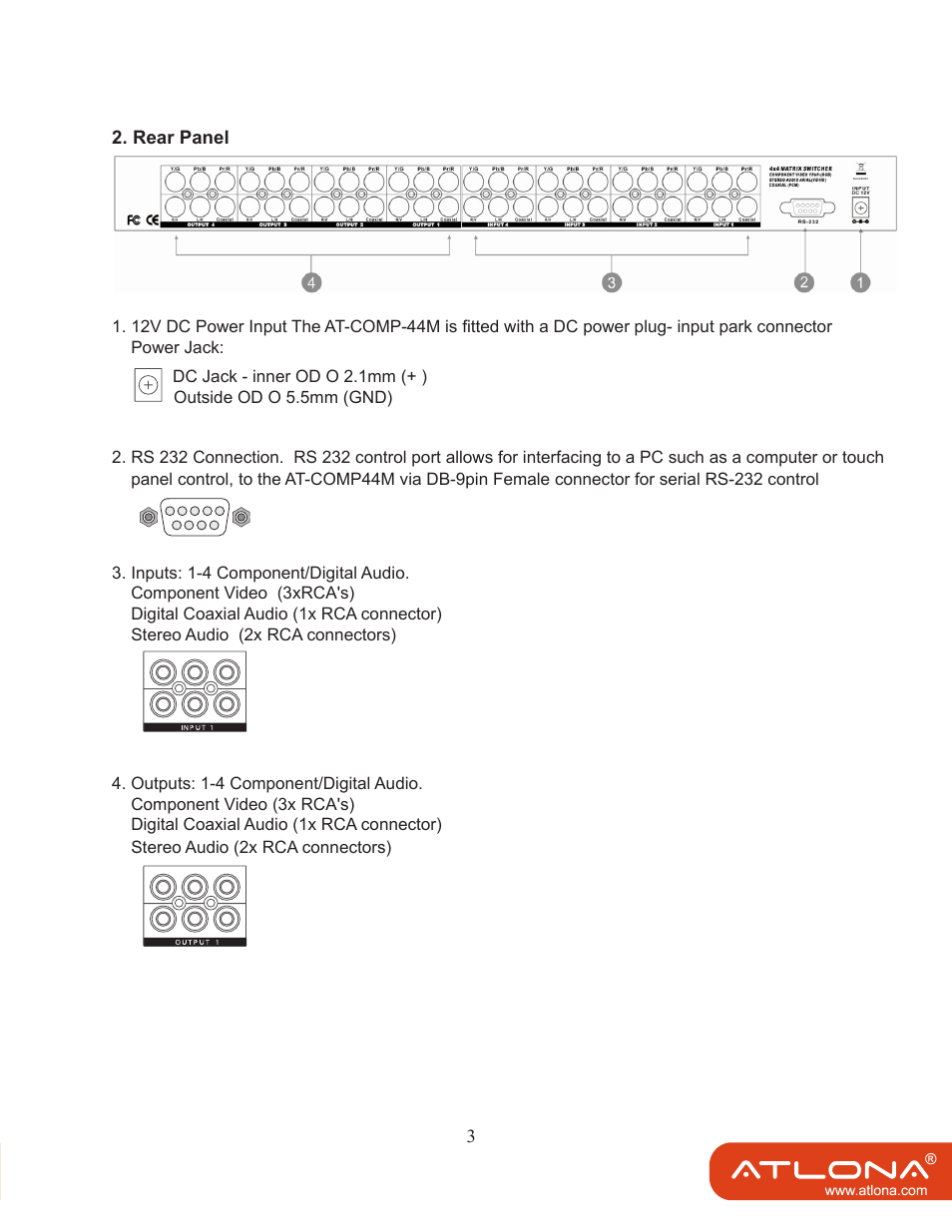 Atlona AT COMP 44M User Manual | Page 5 / 13
