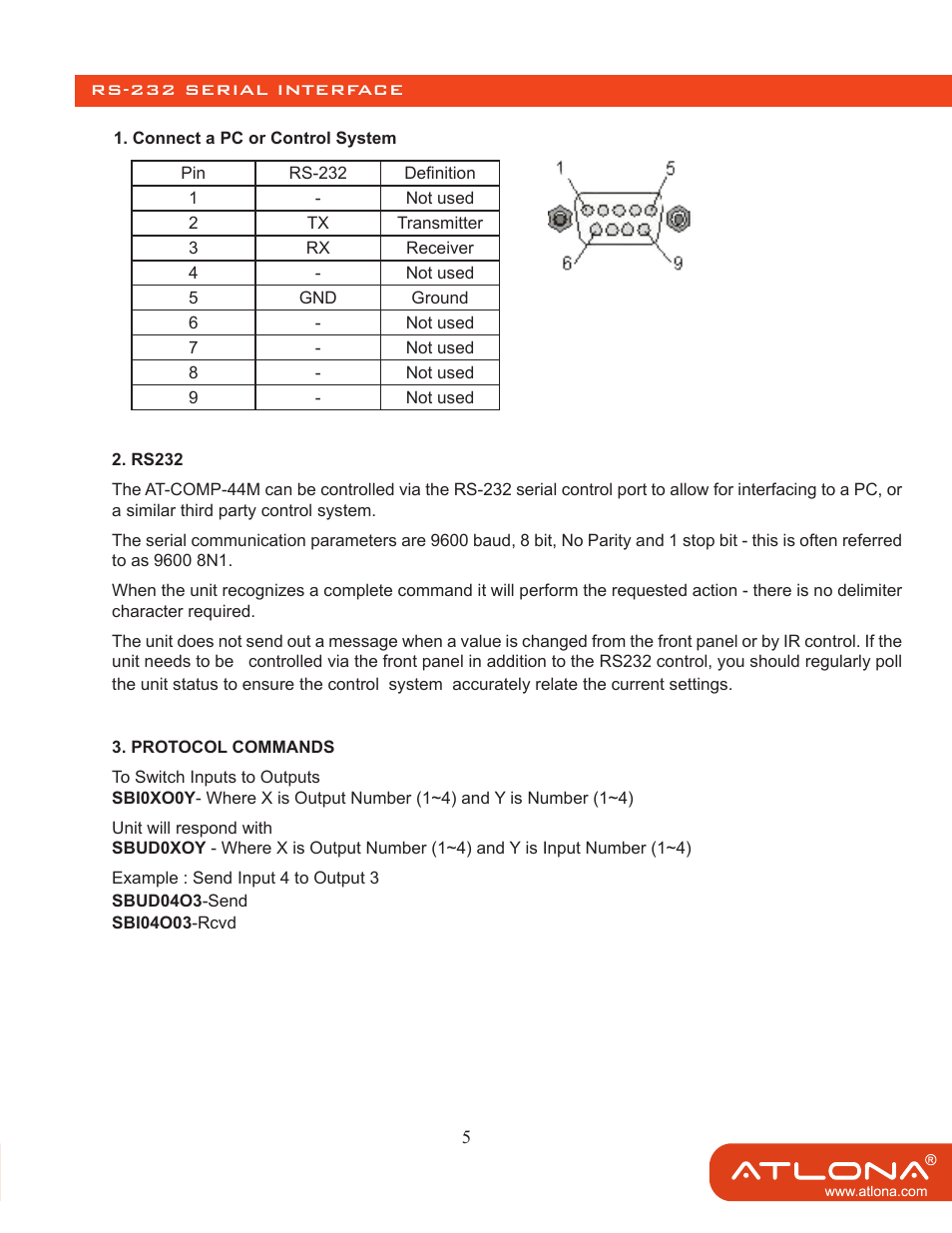 Atlona AT COMP 44M User Manual | Page 7 / 13