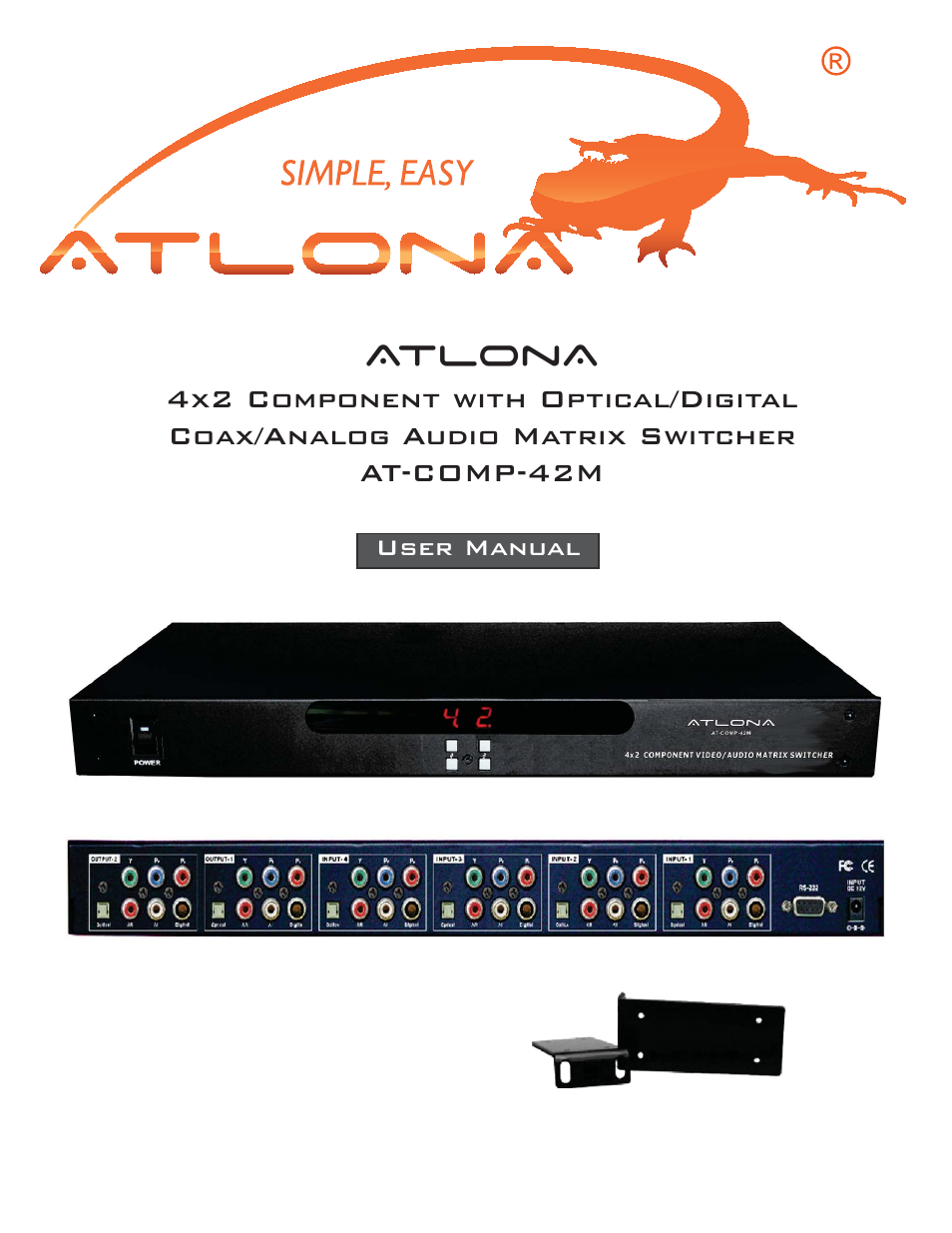 Atlona AT COMP 42M User Manual | 11 pages