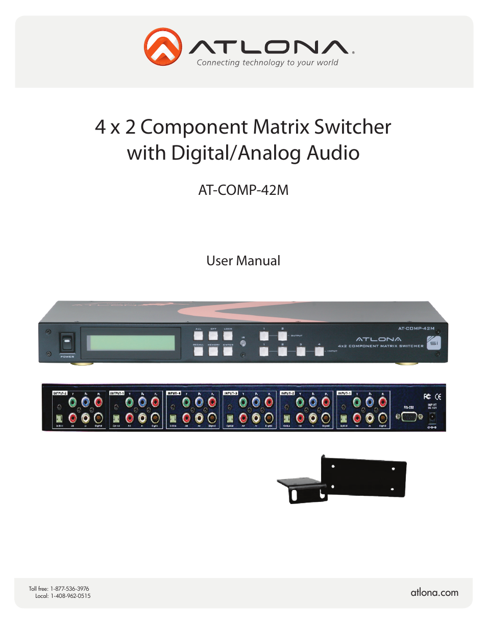 Atlona AT COMP 42M V2 User Manual | 10 pages