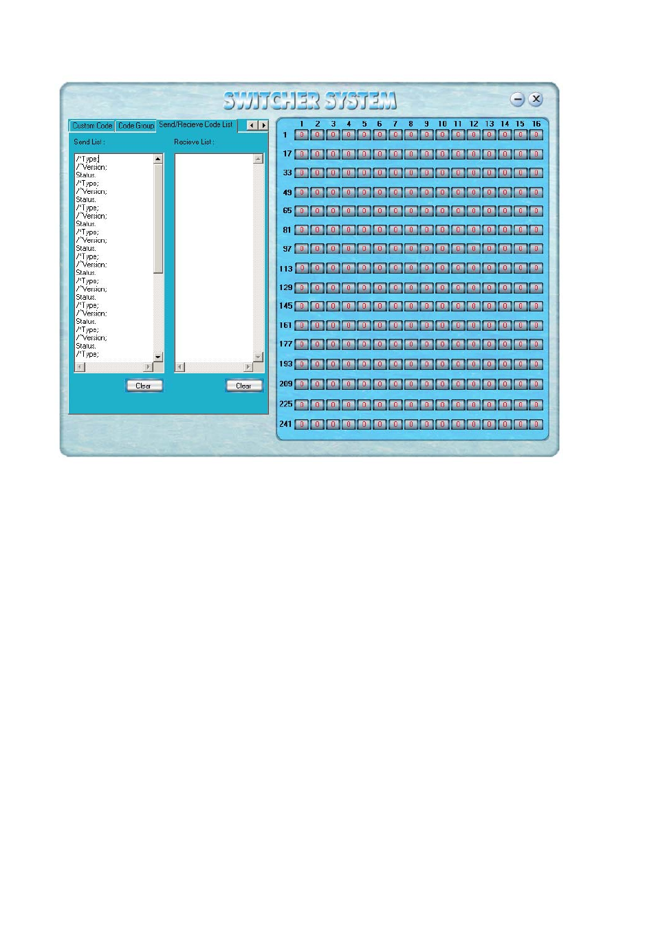5 send / recieve code list tab, 0 rs-232 operation | Atlona AT AV MATRIX User Manual | Page 26 / 31