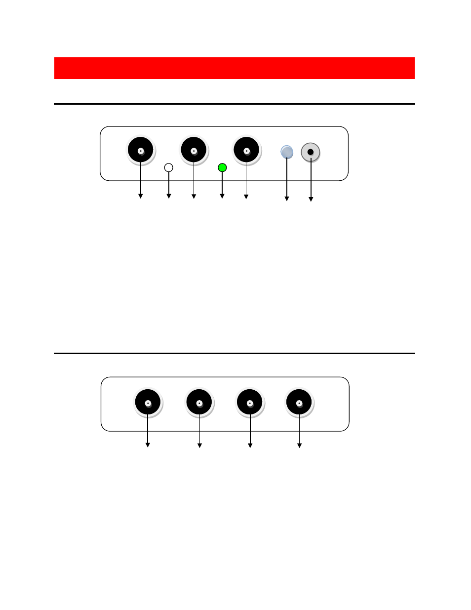 Panel descriptions, Front panel, Rear panel | Atlona AT AV HDSDI User Manual | Page 6 / 7