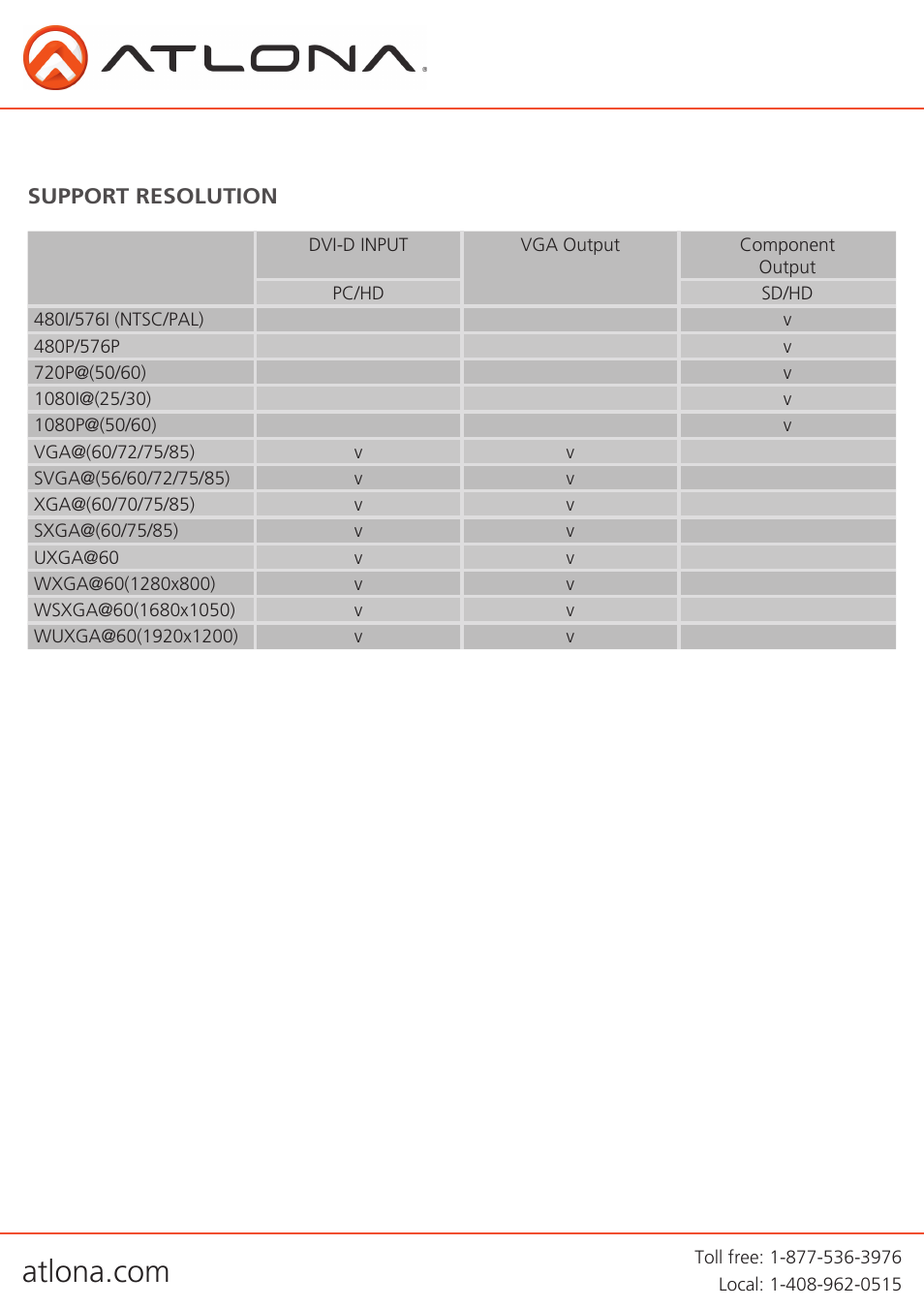 Atlona AT PC530 User Manual | Page 8 / 11