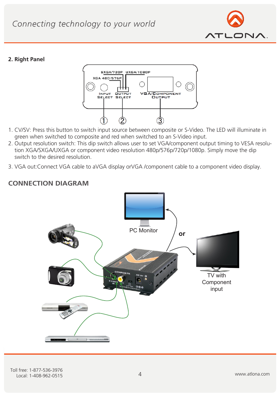 Atlona AT AVS100 Web V2 User Manual | Page 5 / 8