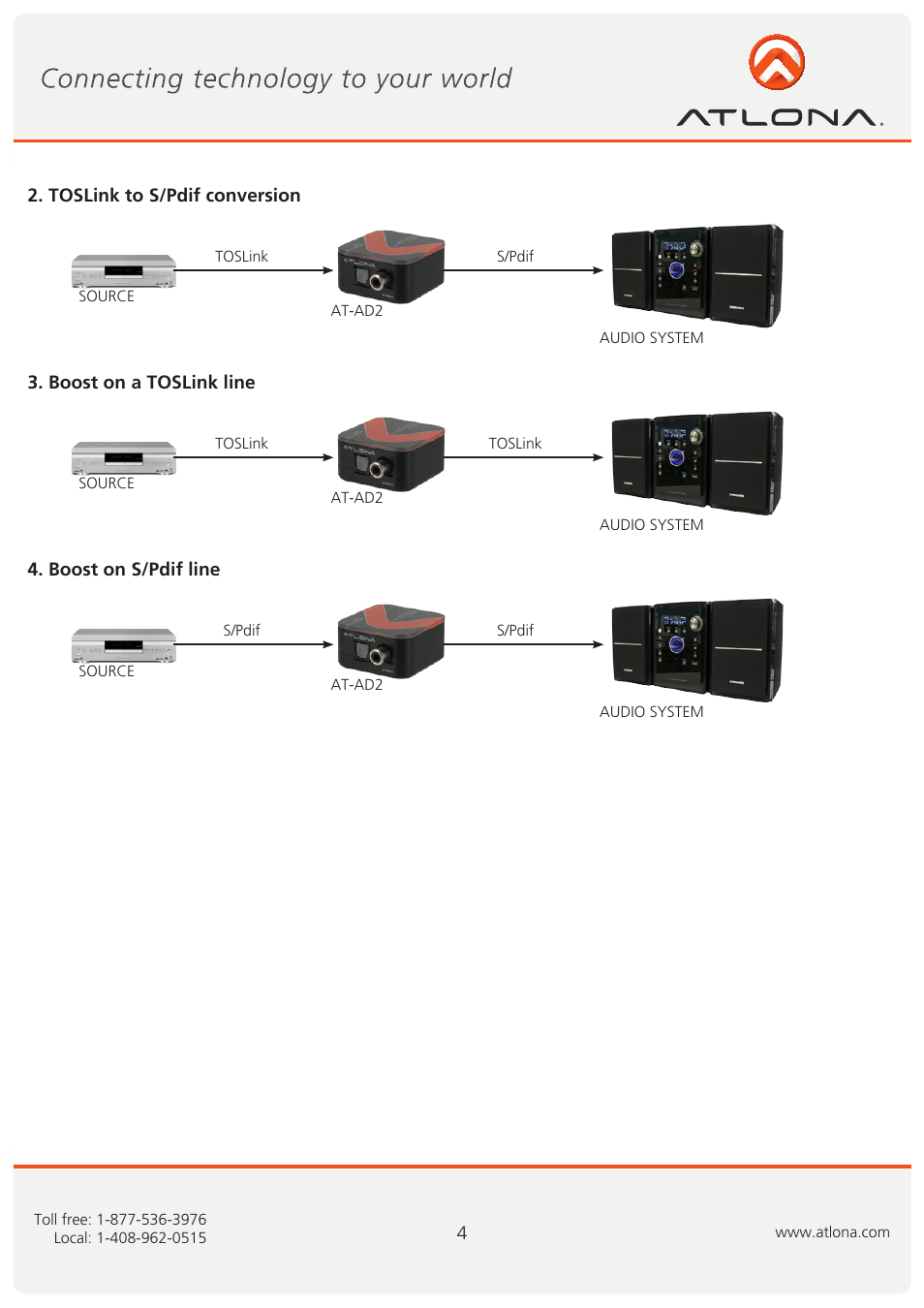 Atlona AT AD2 User Manual | Page 5 / 8