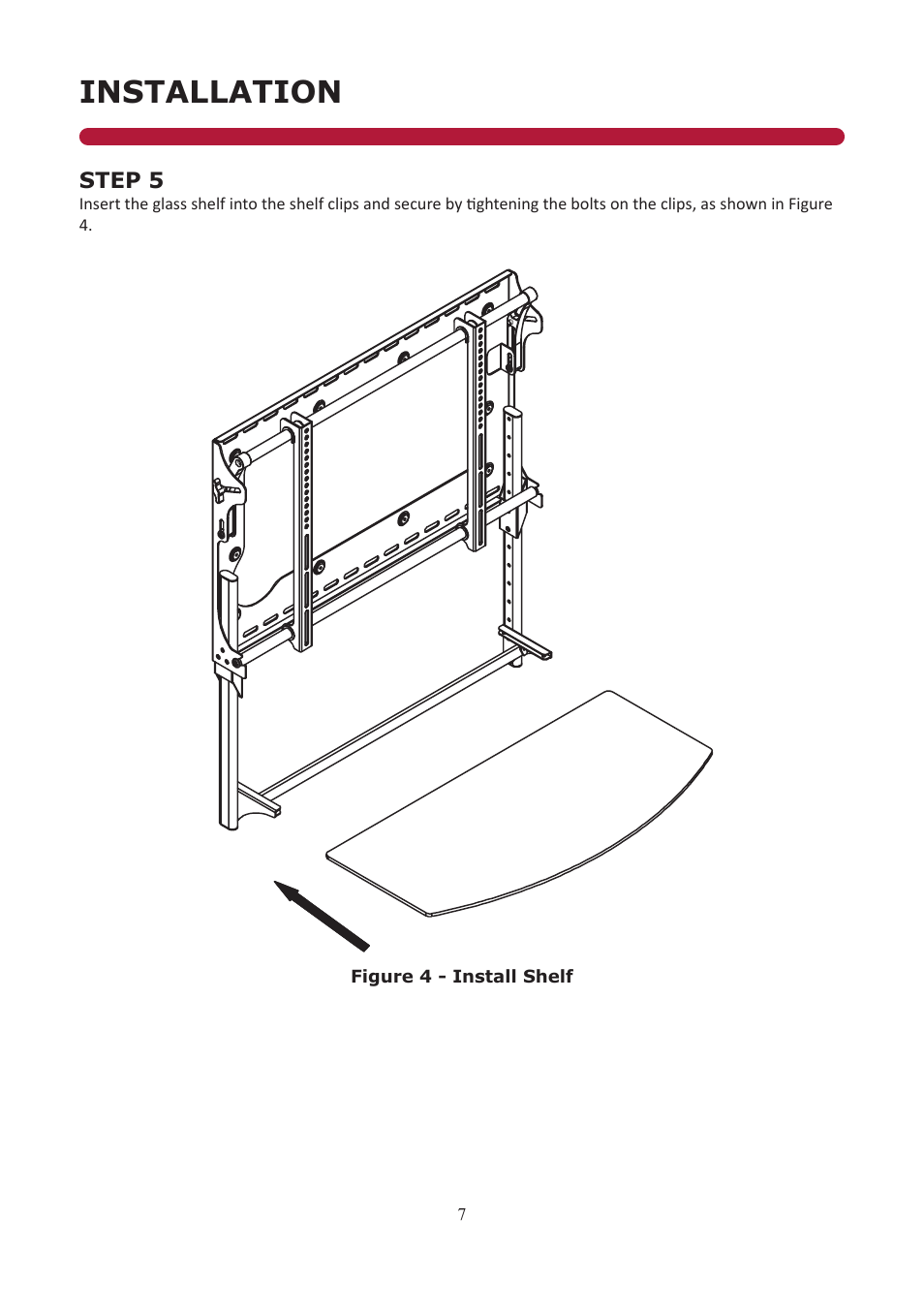 Installation | Audio Solutions AS-AMSHELF-G User Manual | Page 7 / 10