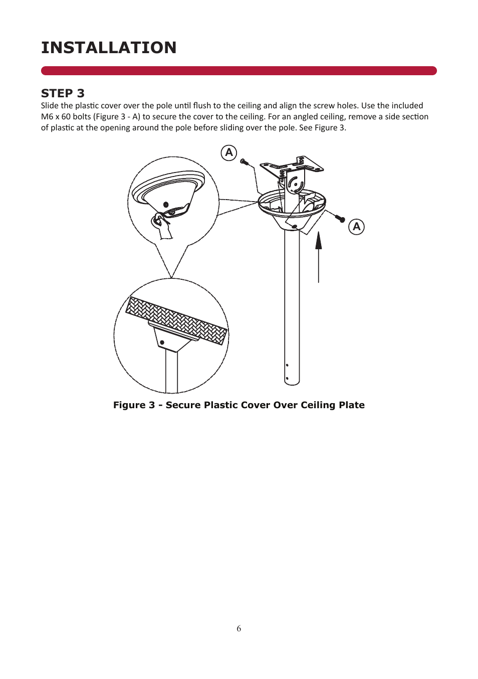Installation | Audio Solutions AS-CM3260 User Manual | Page 6 / 12