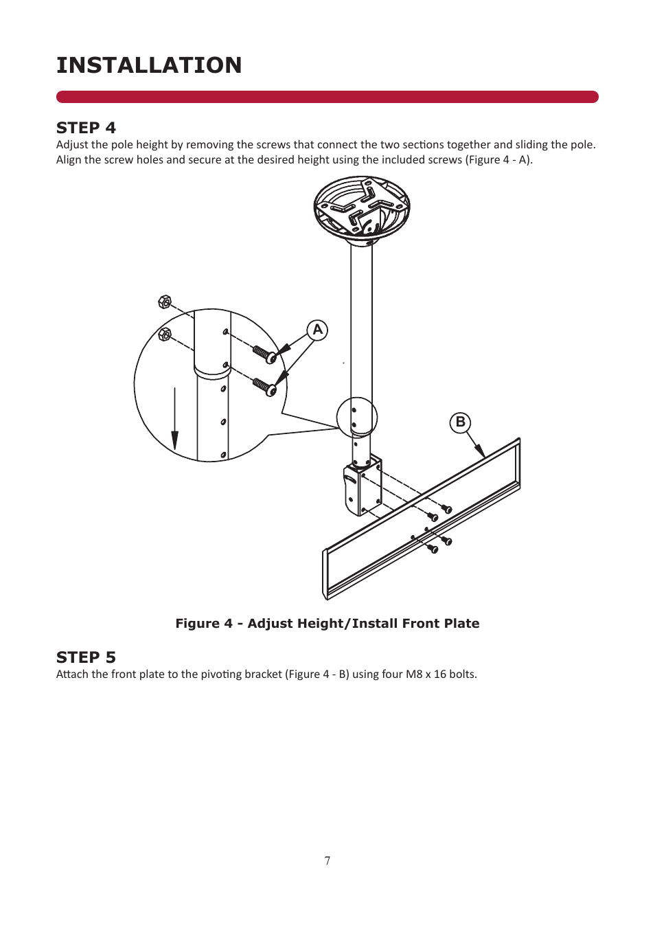 Installation | Audio Solutions AS-CM3260 User Manual | Page 7 / 12