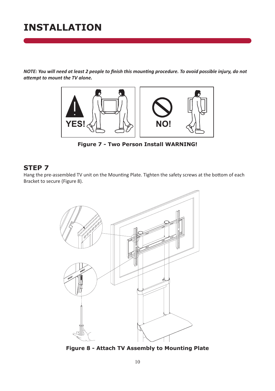 Installation, No! yes | Audio Solutions AS-RC3260 User Manual | Page 10 / 13