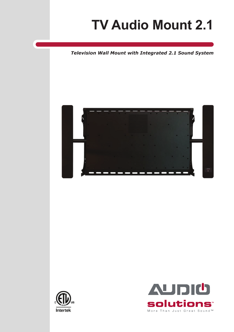 Audio Solutions TVAM2-1 User Manual | 31 pages