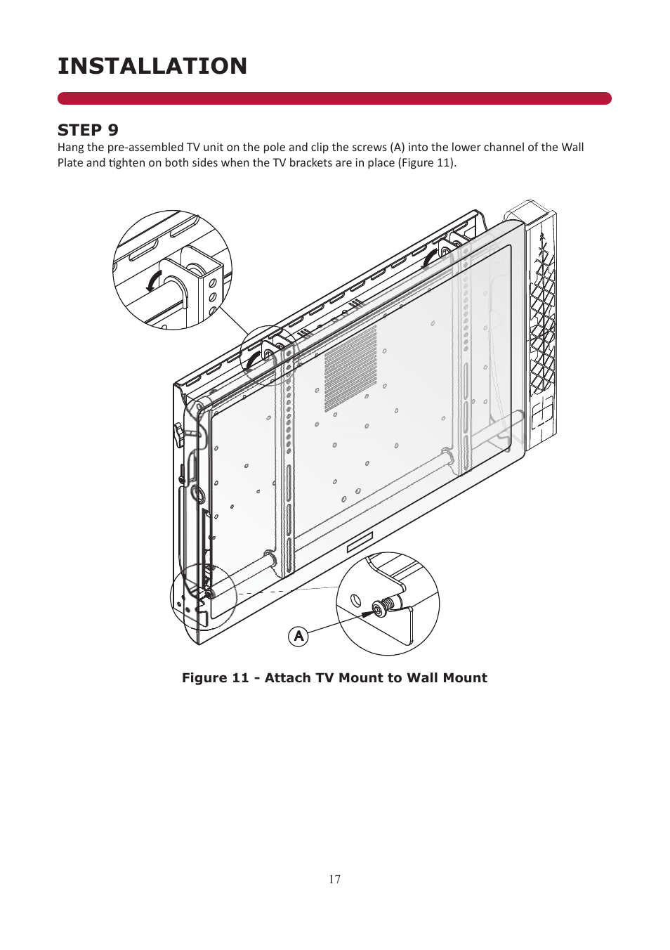 Installation | Audio Solutions TVAM2-1 User Manual | Page 16 / 31