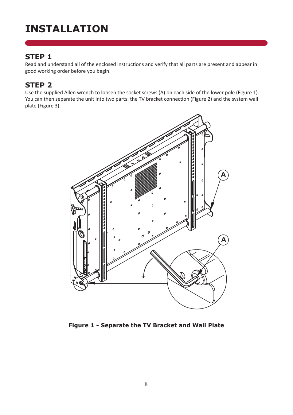 Installation | Audio Solutions TVAM2-1 User Manual | Page 7 / 31