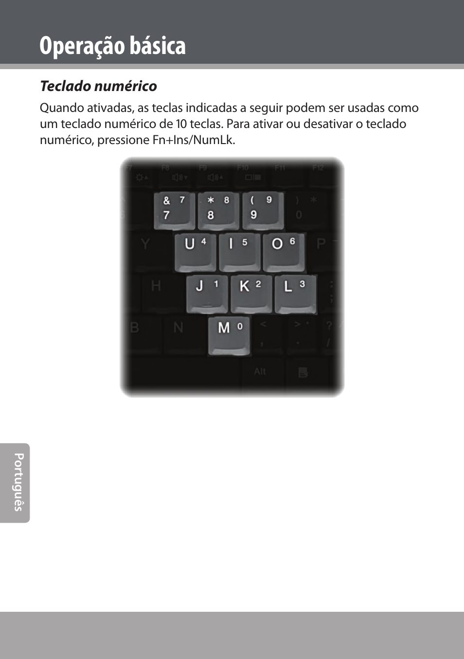 Teclado numérico, Operação básica | COBY NBPC893 User Manual | Page 126 / 140