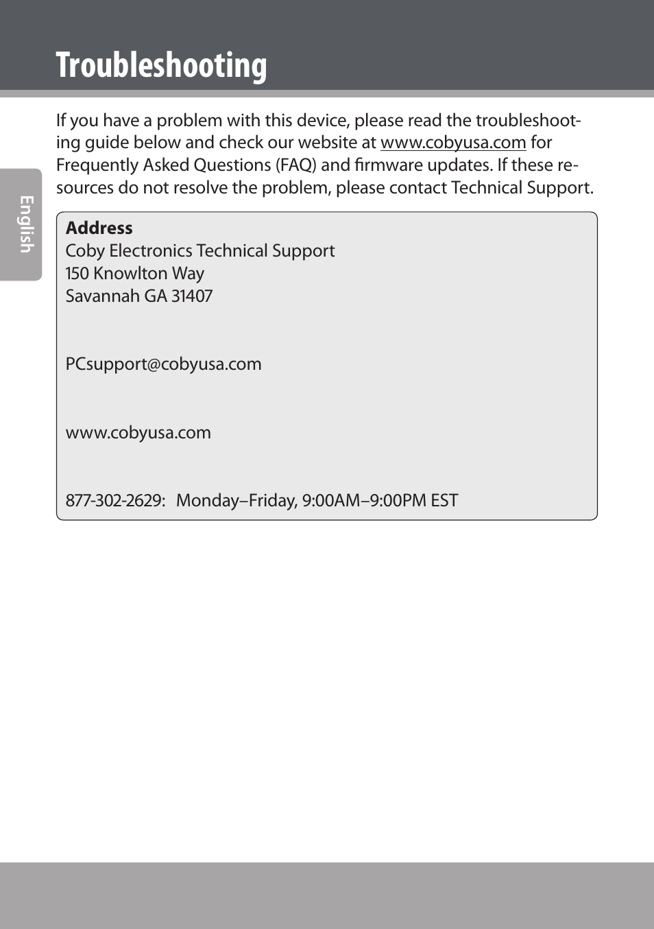 Troubleshooting | COBY NBPC893 User Manual | Page 22 / 140
