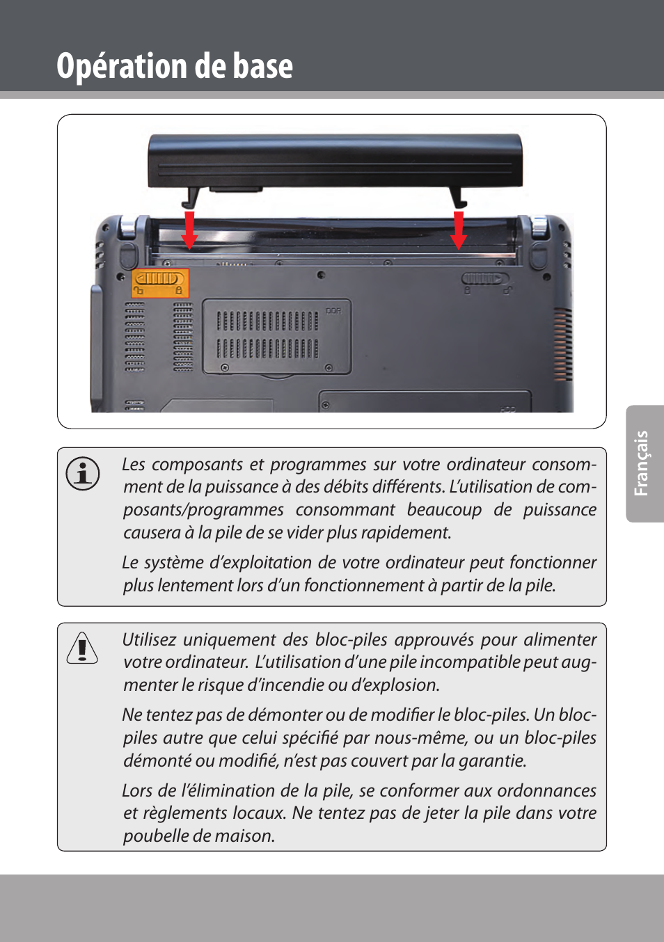 Opération de base | COBY NBPC893 User Manual | Page 67 / 140