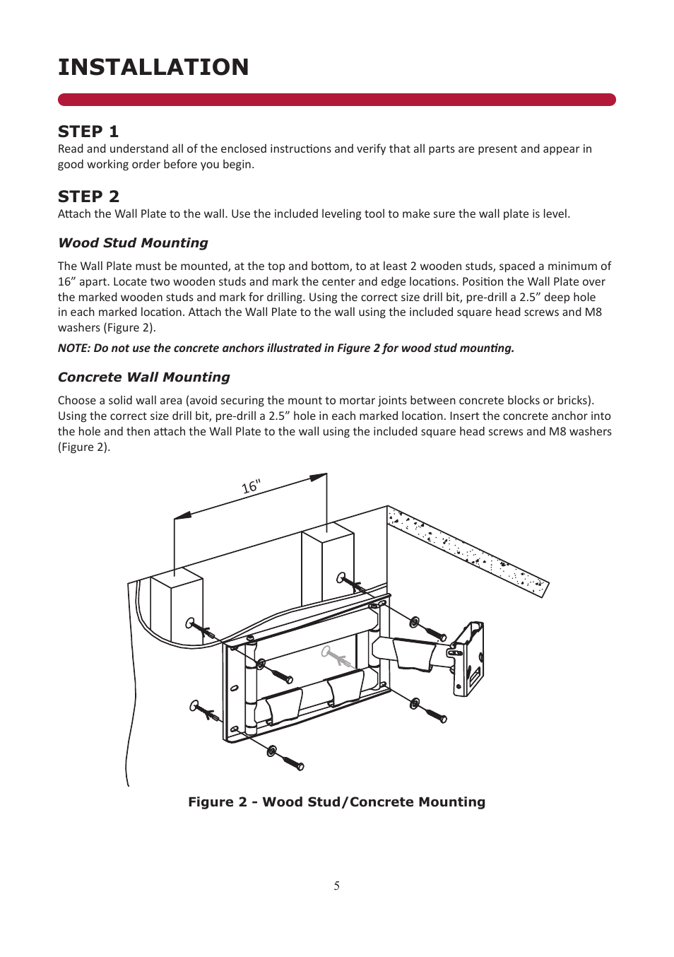 Installation | Audio Solutions FM2260 User Manual | Page 5 / 11
