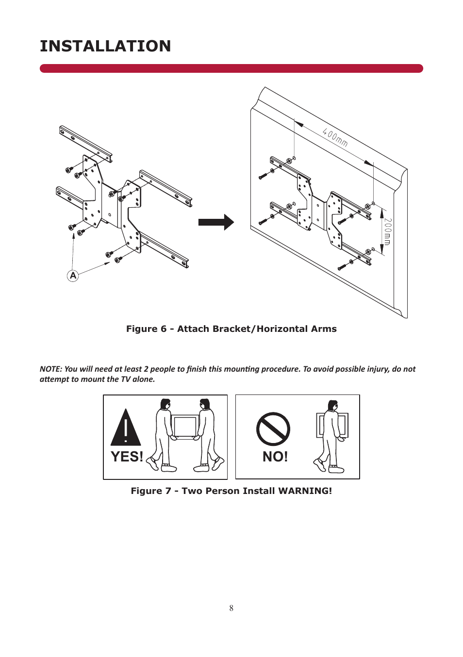 Installation, No! yes | Audio Solutions FM2642 User Manual | Page 8 / 12