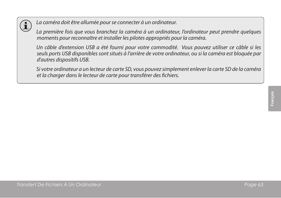 COBY COBY SNAPP CAM3001 User Manual | Page 63 / 74