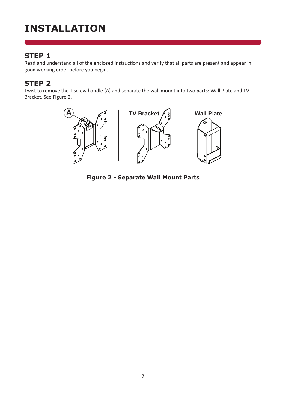 Installation | Audio Solutions T2642-E User Manual | Page 5 / 11