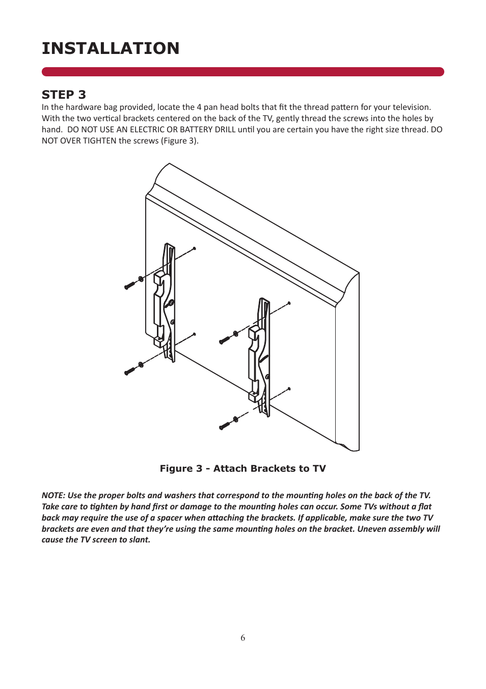 Installation | Audio Solutions T3260 User Manual | Page 6 / 11