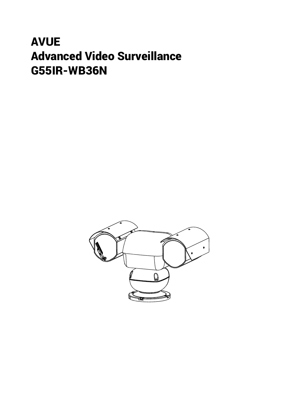 AVUE G55IR-WB36N – Outdoor 36X Long Range IR PTZ User Manual | 56 pages